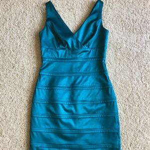Formal Satin Sheath Dress